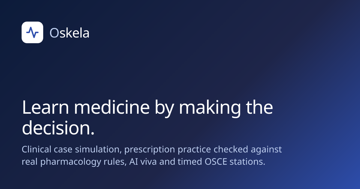 Features: every module in Oskela